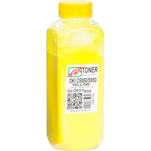 Тонер OKI C5850/5950, 250г Yellow Glossy AHK (1501714) зображення 1