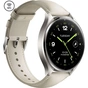 Смарт-годинник Xiaomi Watch 2 Titan BHR9306GL Gray Case White Leather Strap (1093970) - зменшене зображення 3