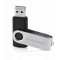 USB флеш накопичувач eXceleram 128GB P1 Series Silver/Black USB 3.1 Gen 1 (EXP1U3SIB128) - зменшене зображення 3