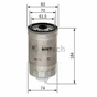 Фільтр паливний Bosch 1 457 434 293 - уменьшенное изображение 5