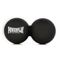 Масажний м'яч PowerPlay PP-4355 Silicone Lacrosse Peanut Ball (6.3х12.6см) Чорний (PP-4355_Black) - зменшене зображення 1
