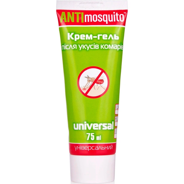 Засіб після укусів комах Anti mosquito Універсальний крем-гель 75 мл (4820185710367) - picture 1