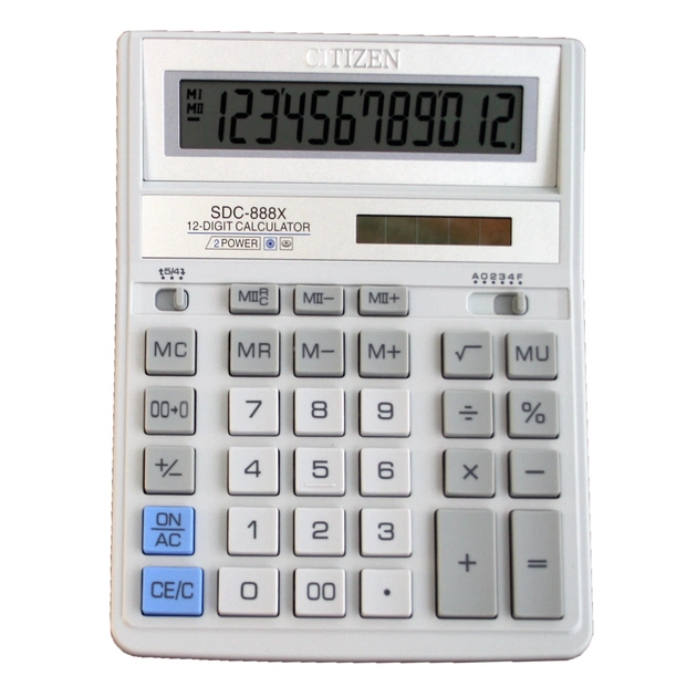 Калькулятор Citizen SDC-888XWH - picture 1