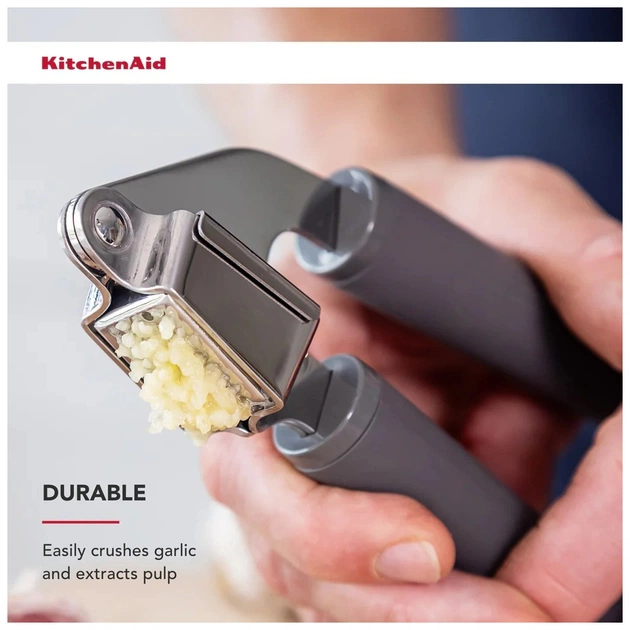 Прес для часнику KitchenAid Coreline 19 см сірий (KAS132OHCGG) - picture 6
