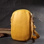 Сумка Vintage Жіноча з м'якої натуральної шкіри Жовта (22342) - зменшене зображення 9