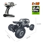 Радіокерована іграшка Sulong Toys Off-road Crawler – Tiger, матовий сірий (SL-111RHMGR) - зменшене зображення 2