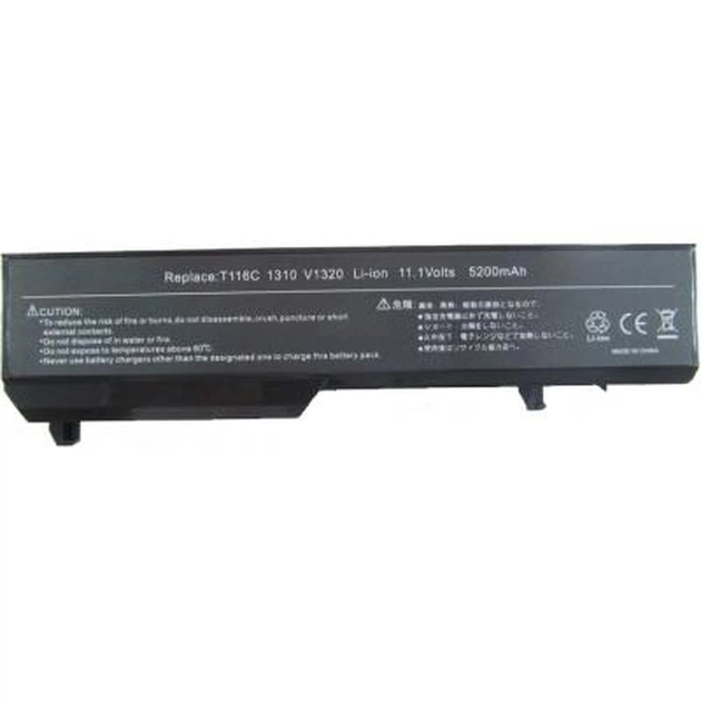 Акумулятор до ноутбука AlSoft Dell Vostro 1310 T114C 5200mAh 6cell 11.1V Li-ion (A41299) - зображення 1