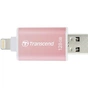 USB флеш накопичувач Transcend 128GB JetDrive Go 300 Rose Gold USB 3.1/Lightning (TS128GJDG300R) - зменшене зображення 4