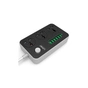 Мережевий фільтр живлення LDNIO SC3604, 3 роз, 6 USB, 2м, Black (SC3604) - зменшене зображення 2