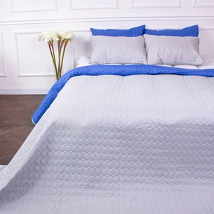 Покривало MirSon набір Dream Line №7112 Blue perfection 150х210 + наволочка 50х70 (2200005623954) зображення 1