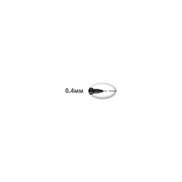 Лайнер UNI Pin Fine Linе Black 0.6 мм (PIN06-200.Black) - picture 6