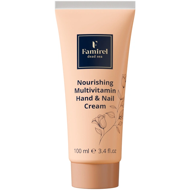 Крем для рук Famirel Nourishing Multivitamin Cream Hands & Nails 100 мл (7290114085205) - изображение 1