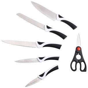 Набір ножів Bergner Kyoto, з ножицями, 6 предметів (BG-39319-MM) зображення 1