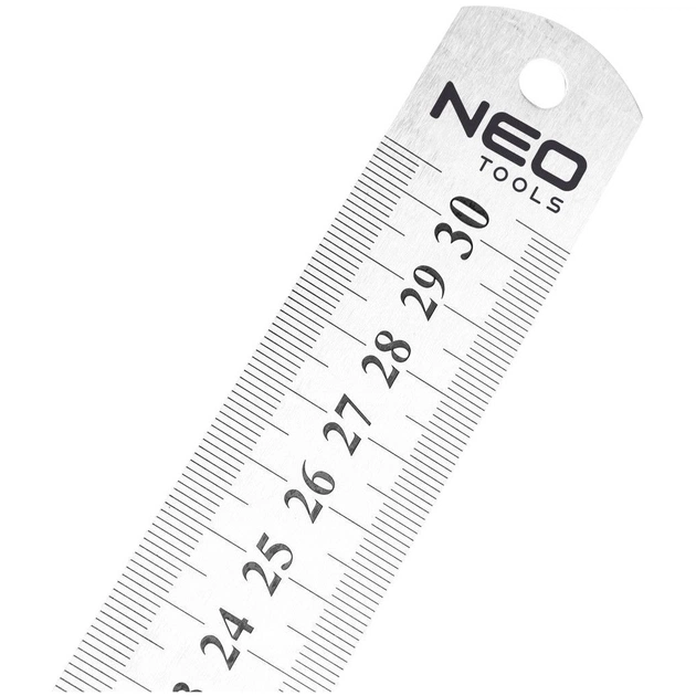 Лінійка будівельна Neo Tools нержавіюча сталь, 300мм (72-213) - picture 2