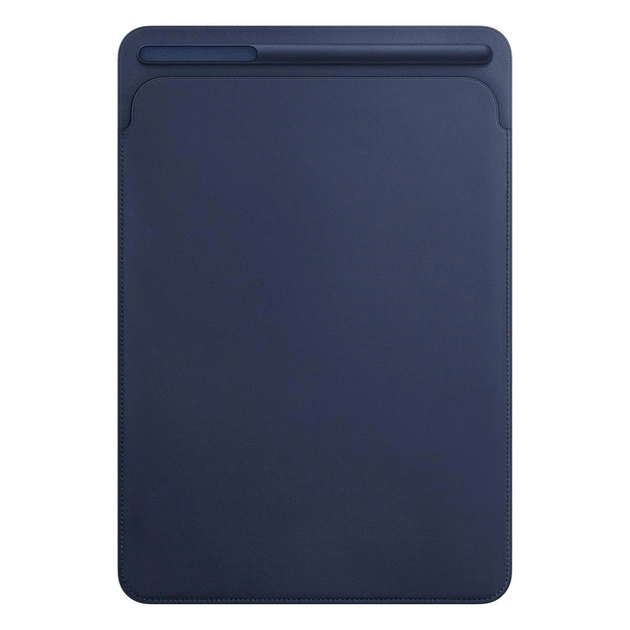 Чохол до планшета Apple Leather Sleeve for 10.5-inch iPad Pro - Midnight Blue (MPU22ZM/A) - изображение 1