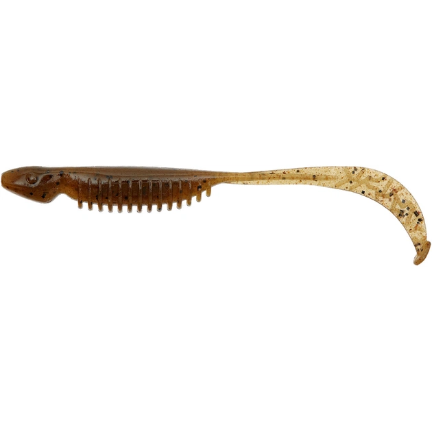 Силікон рибальський Reins Curly Shad 3.5" 002 Green Pumpkin (14 шт/уп.) (1552.09.02) - зображення 1