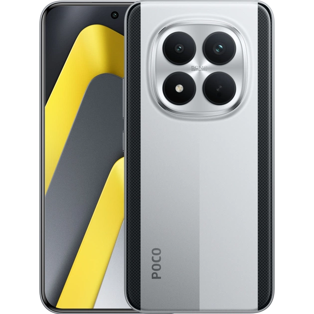 Мобильный телефон Xiaomi Poco M8 5G 8/256GB Siver (1183662) - изображение 1
