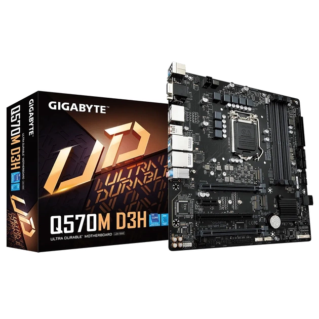 Материнська плата GIGABYTE Q570M D3H - зображення 1
