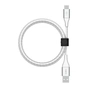 Дата кабель USB 2.0 AM to Type-C 1.0m BRAIDED white Belkin (CAB002BT1MWH) - зменшене зображення 4