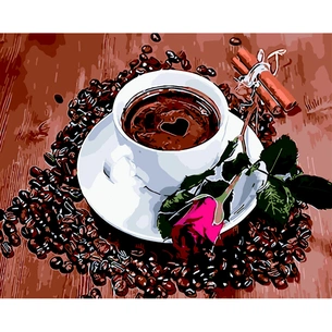 Картина по номерам ZiBi Кава 40*50 см ART Line (ZB.64193) зображення 1