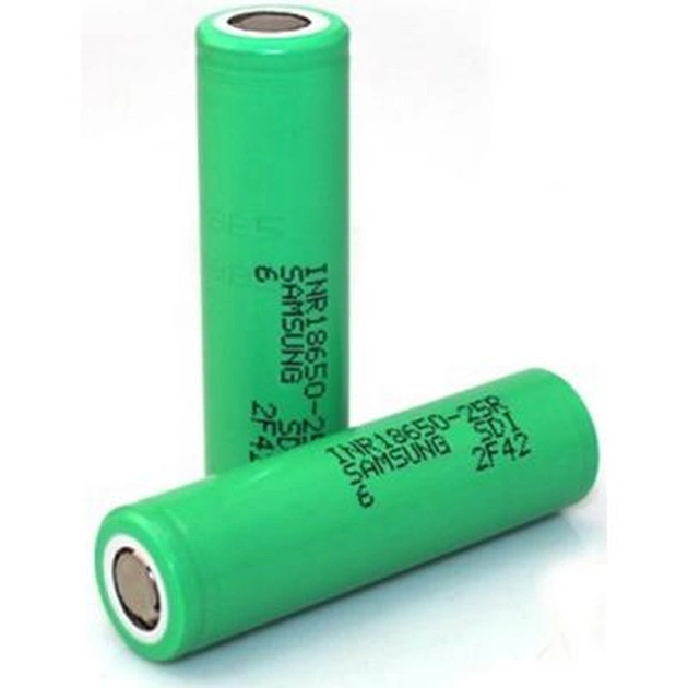 Акумулятор 18650 2500 mAh (20A) Samsung (INR18650-25R) - зображення 1
