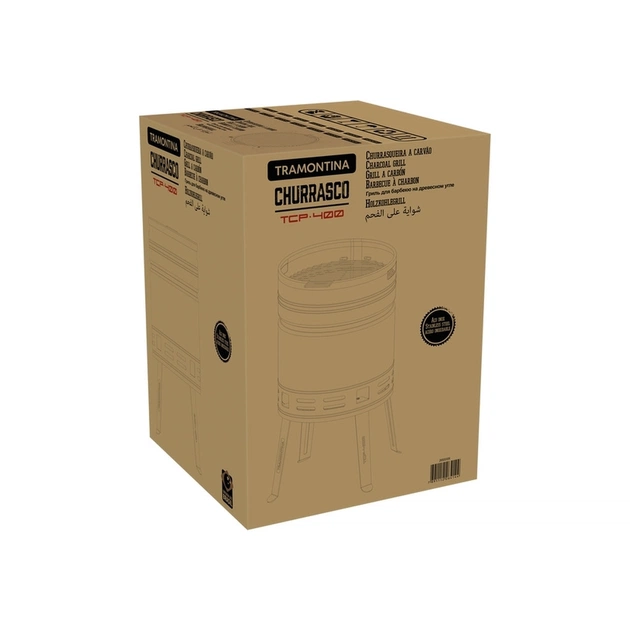 Гриль-барбекю Tramontina Barbecue TCP 400 вугільний (26500/006) - picture 8