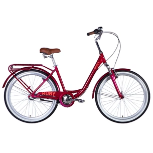 Велосипед Dorozhnik 26" RUBY Planet рама-17" AL 2025 бордовий (OPS-D-26-303) picture 1