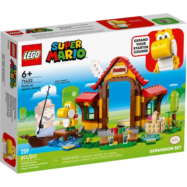 Конструктор LEGO Super Mario Пікнік у будинку Маріо. Додатковий набір (71422) - зображення 1