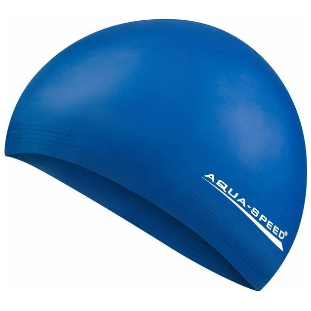 Шапка для плавання Aqua Speed Soft Latex 122-02 5725 темно-синій Уні OSFM (5908217657251) - зображення 1