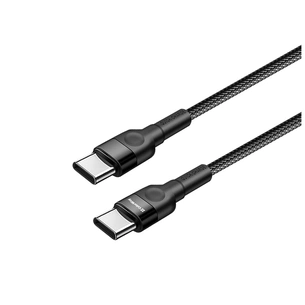Дата кабель USB-C to USB-C 1.0m 3.0A black ColorWay (CW-CBPDCC047-BK) зображення 1