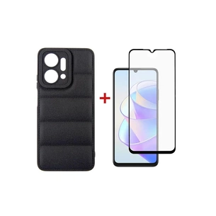 Чохол до мобільного телефона Dengos Kit for Honor x7a case + glass (Black) (DG-KM-55) зображення 1