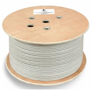 Кабель сетевой ЗЗКМ SFTP 500м 4*2*23 AWG [0,56] медь [СU] cat.6, внутренний [PVC] (72600) изображение 1