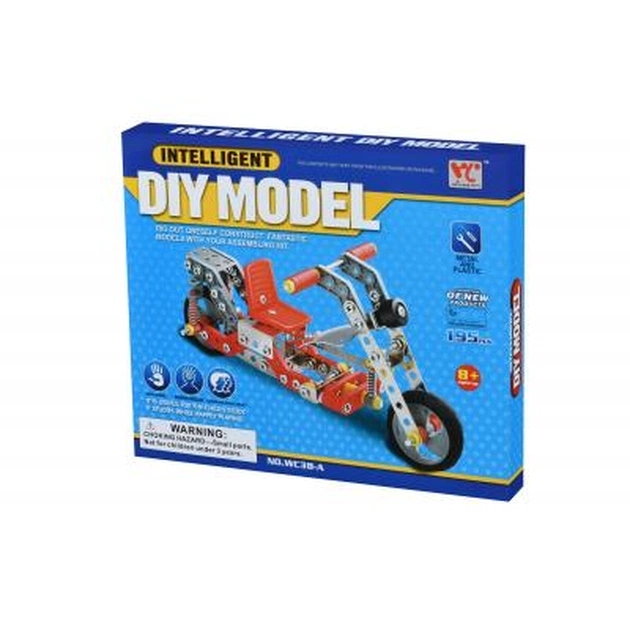 Конструктор Same Toy Inteligent DIY Model Мопед 195 ел. (WC38AUt) - зображення 1