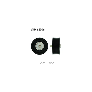 Ролик натягувача ременя SKF VKM 62046 зображення 1