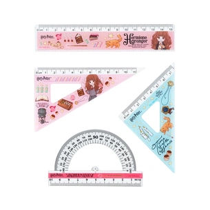 Лінійка Kite набір: лінійка 15 см, 2 косинця, транспортир Harry Potter (HP25-282) зображення 1