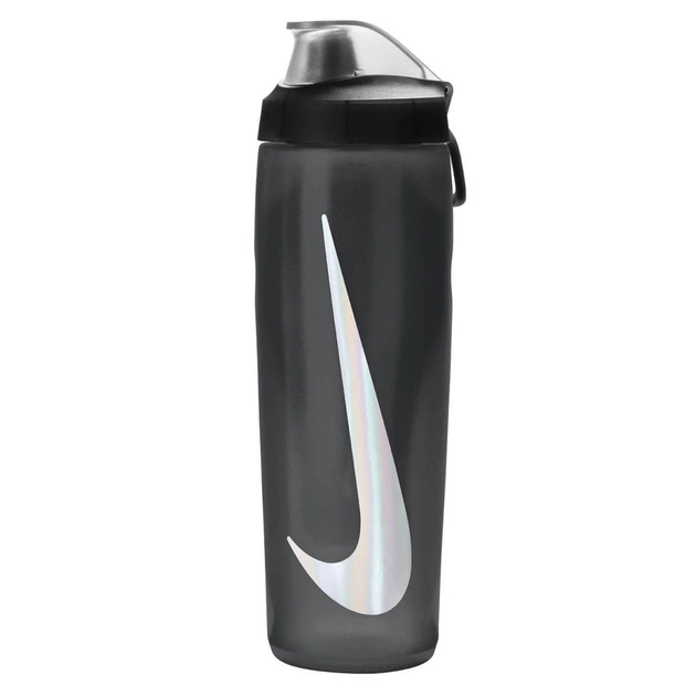 Бутылка для воды Nike Refuel Bottle Locking Lid 24 OZ антрацит, чорний, сріблястий 709 мл N.100.7668.054.24 (887791747556) - изображение 1