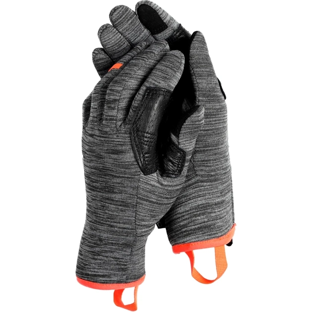 Рукавицы Ortovox Fleece Light Glove Wms black steel blend - L (025.001.1158) - изображение 1