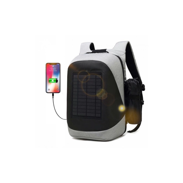 Рюкзак для ноутбука UFT 15.6" SBP1 Solar Backpack Black/Grey (UFTSBP1) - зображення 1