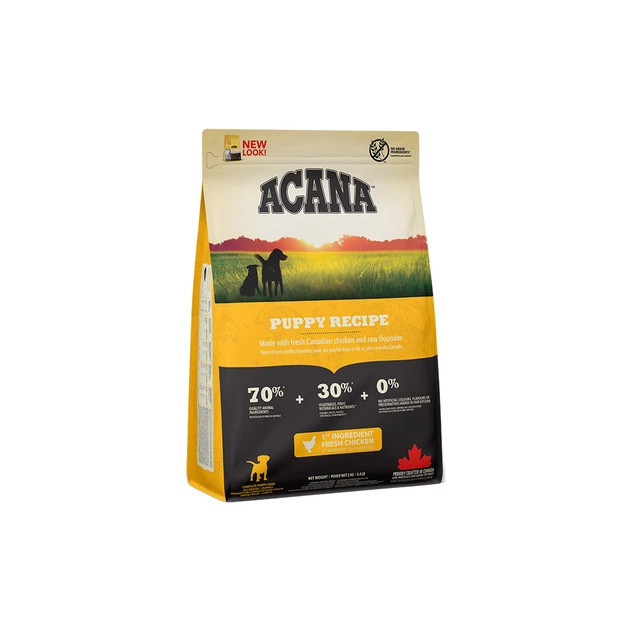 Сухой корм для собак ACANA Puppy Recipe для щенков всех пород 2 кг (0064992500207) - изображение 1