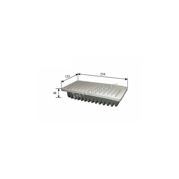 Повітряний фільтр для автомобіля Interparts IPA-347 - изображение 1