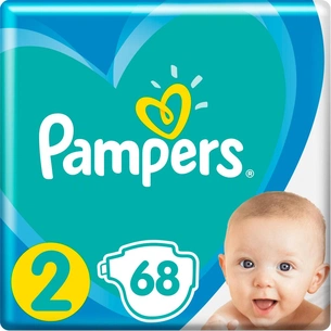 Підгузки Pampers New Baby Mini Розмір 2 (4-8 кг) 68 шт (8001090949653) зображення 1
