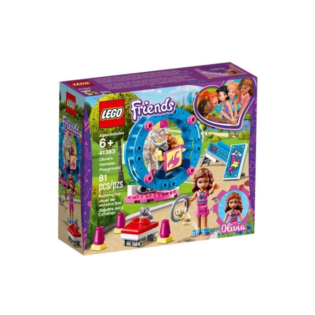 Конструктор LEGO Friends Ігровий майданчик хом'ячка Олівії 81 деталь (41383) - зображення 1