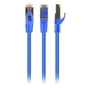 Патч-корд 1м S/FTP Cat 6A CU LSZH blue Cablexpert (PP6A-LSZHCU-B-1M) - уменьшенное изображение 1