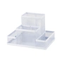Настільний набір Axent підставка-органайзер 155x103x100 мм металева, біла (2117-21-A) - зменшене зображення 1