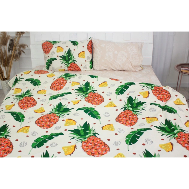 Постільна білизна MirSon Бязь Ranforce Elite 17-0263 Ananas 110х140 (2200004661186) - зображення 1