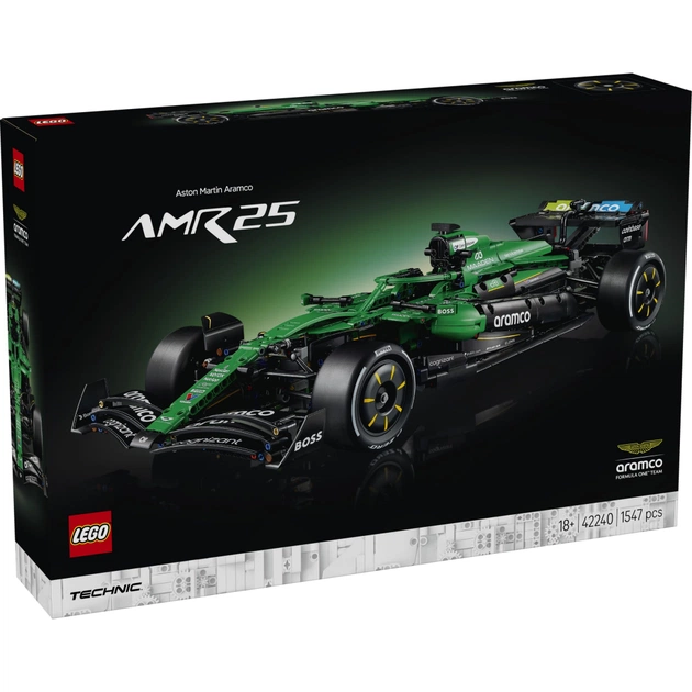Конструктор LEGO Technic Автомобіль «Формула-1» Aston Martin Aramco AMR25 (42240) - зображення 1