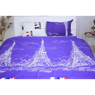 Постільна білизна MirSon Бязь Ranforce Elite 19-0426 Fucsia 110х140 (2200004663142) зображення 1