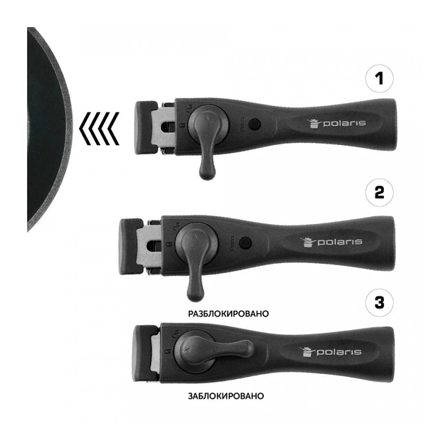 Набір посуду Polaris EasyKeep-4D 4 предм (017462) - picture 5