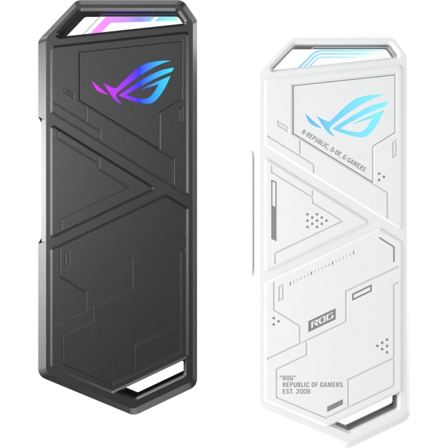 Кишеня зовнішня ASUS SSD ROG STRIX ARION ESD-S1C/WHT/G/AS PCIe NVMe M.2 2230/2242/2260/2280 USB-C 3.2 Gen 2x1 (90DD02H1-B09000) - picture 9