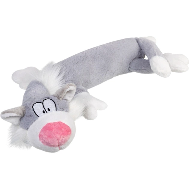 Игрушка для собак GiGwi Plush Кот с пищалкой 63 см (75227) - изображение 1